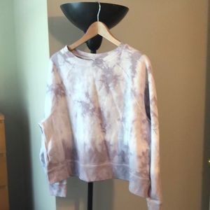 Joylab crop length tie dye sweatshirt